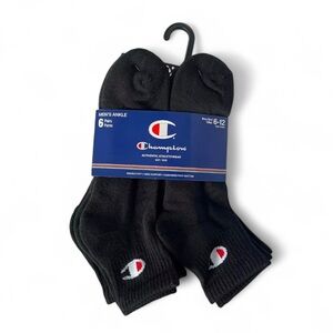 Champion Men's Ankle Socks - Black